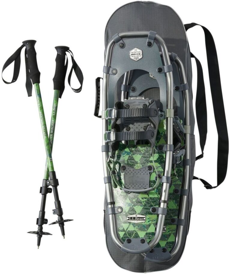 Men's Winter Walker Snowshoe Package Green Geo 36" L.L.Bean