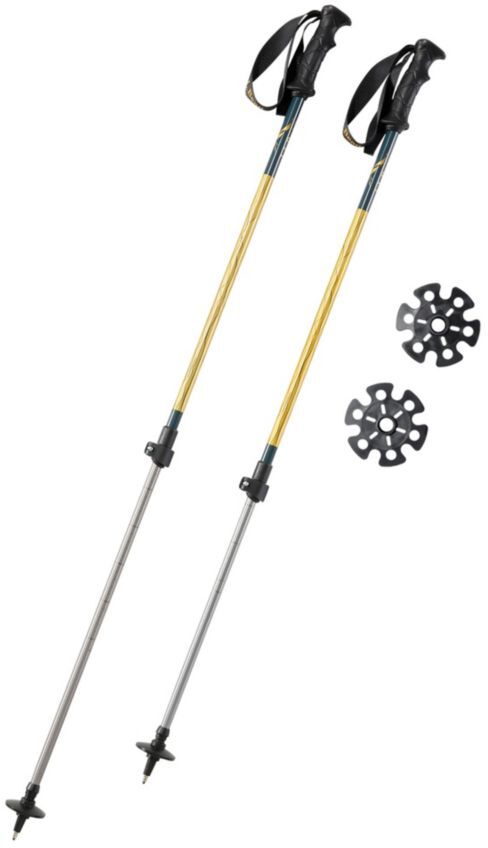 Kids' L.L.Bean Access Trekking Poles Field Gold, Aluminium