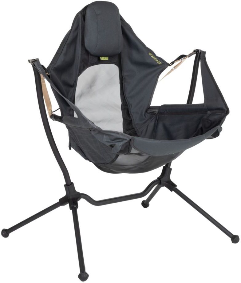 Nemo Stargaze Reclining Camp Chair Black Pearl, Nylon/Aluminium