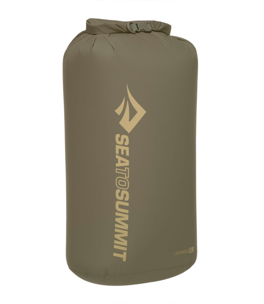 Sea To Summit Lightweight Dry Bags Olive Green 13 Liter, Nylon/Hypalon/Stainless Steel