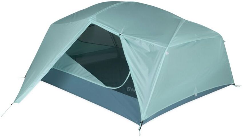 Nemo Aurora 3-Person Backpacking Tent And Footprint Frost/Silt, Aluminium