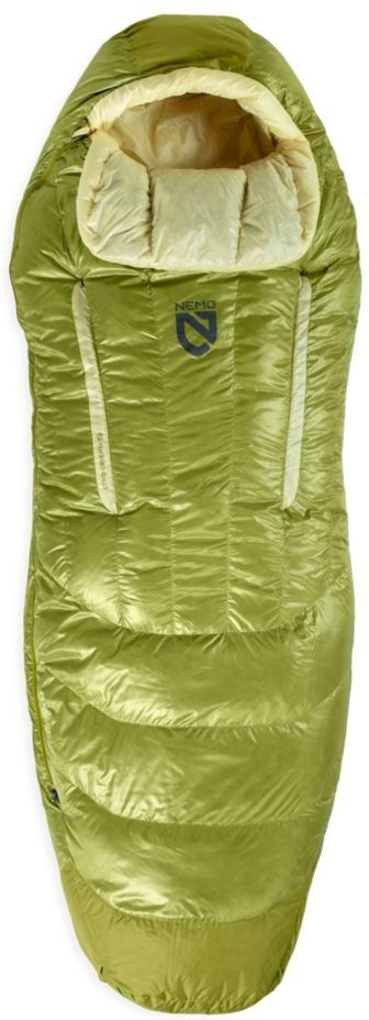 Women's Nemo Disco Endless Promise Sleeping Bag, 15° Birch Bud Regular, Polyester