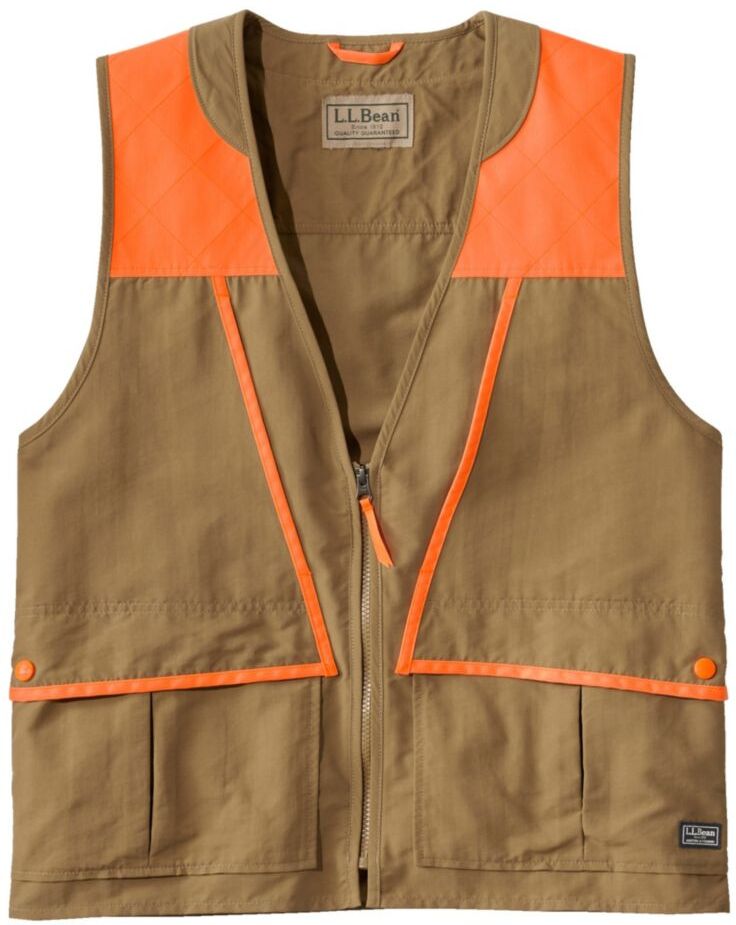 Men's Upland Hunting Vest Fatigue Green Extra Large, Nylon L.L.Bean