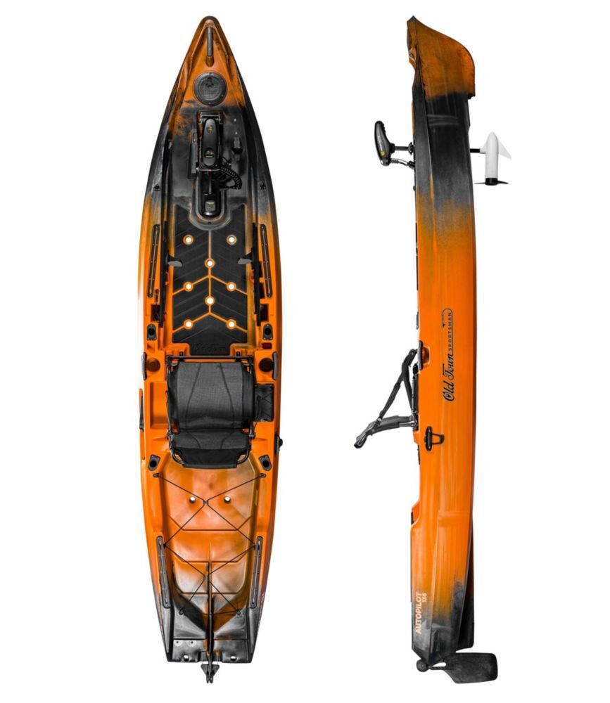 Old Town Sportsman Auto Pilot Fishing Kayak 136 Ember, Eva Foam