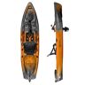 Old Town Sportsman 120 Pedal Drive Kayak Ember, Eva Foam