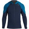 Men's NRS HydroSkin 0.5 Jacket Navy/Mykonos Large, Nylon/Neoprene