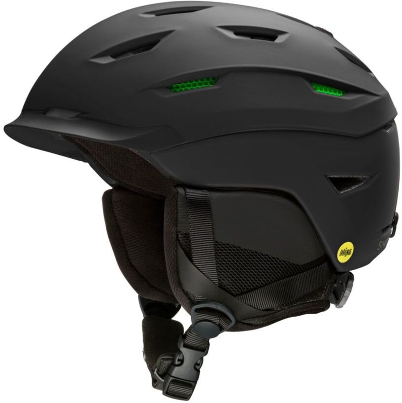 Adults' Smith Level Ski Helmet Matte Black Large