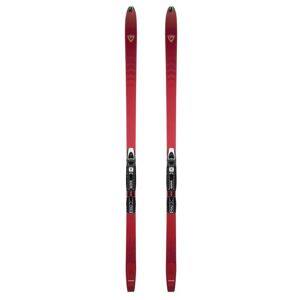 Rossignol BC 80 Backcountry Skis With Mounted NNN BC Auto Bindings Dark Red 166 cm, Metal/Wood