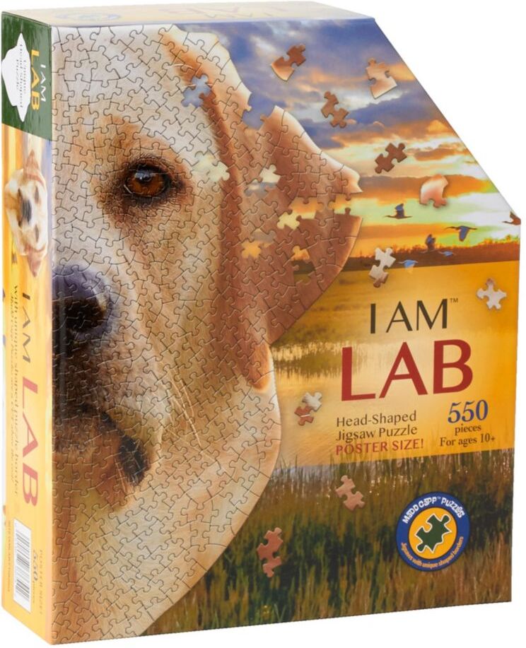 Poster Size Yellow Lab Puzzle, 550 Pieces Multi