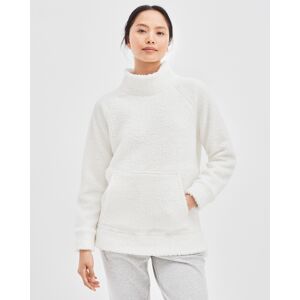 Haven Well Within Sherpa Funnel Neck Pullover - White - Medium Haven Well Within - female