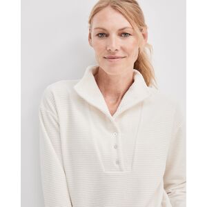 Haven Well Within Velour Corduroy Pullover - White - XL Haven Well Within - female