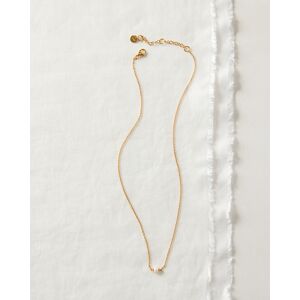 Haven Well Within Pearl Drop Necklace - 14K-Gold-Plate/Sterling - 001 Haven Well Within - female