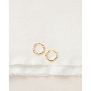 Haven Well Within Small Hoop Earrings - 14K-Gold-Plated - 001 Haven Well Within - female