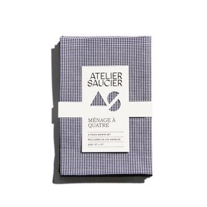 Haven Well Within Atelier Saucier Dalmatian Check Napkin Set Haven Well Within