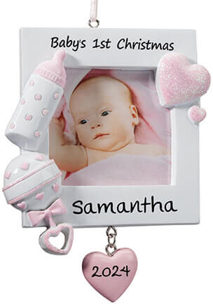 Miles Kimball Personalized Baby's First Christmas Ornament