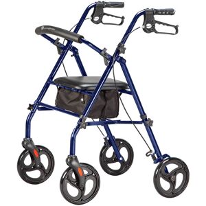 Miles Kimball Durable Steel Rollator by LivingSURE™ with XL-Blue - Blue Miles Kimball Durable Steel Rollator by LivingSURE™ with XL-Blue - Blue