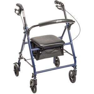 Miles Kimball Drive Medical Steel Rollator XL-Blue - Blue Miles Kimball Drive Medical Steel Rollator XL-Blue - Blue