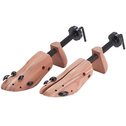 Miles Kimball Cedar Deluxe Shoe Stretcher Set of 2 - MED - Mens