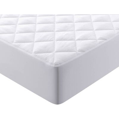 Miles Kimball Quilted Diamond Mattress Pad-Twin - Size Twin Miles Kimball Quilted Diamond Mattress Pad-Twin - Size Twin