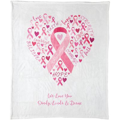 Miles Kimball Personalized Cancer Support Throw 50" x 60" Miles Kimball Personalized Cancer Support Throw 50" x 60"