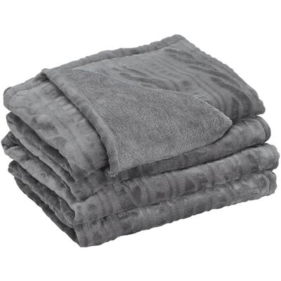 Miles Kimball OakRidge™ Cozy Plush Sweater Fleece Blanket-Ivory-King - Size King - Ivory Miles Kimball OakRidge™ Cozy Plush Sweater Fleece Blanket-Ivory-King - Size King - Ivory
