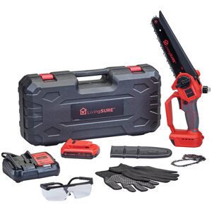 Miles Kimball LivingSURE™ 8" Chainsaw, Battery, Charger Miles Kimball LivingSURE™ 8" Chainsaw, Battery, Charger
