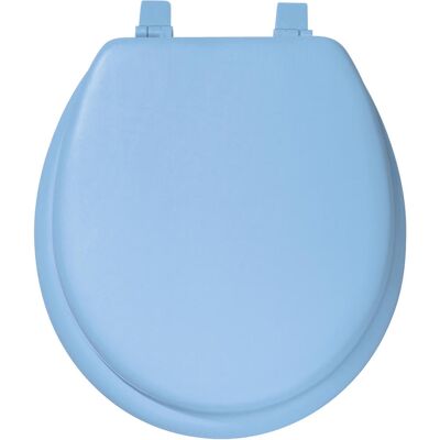 Miles Kimball Padded Toilet Seat and Lid-White - White Miles Kimball Padded Toilet Seat and Lid-White - White