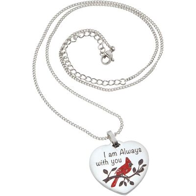 Miles Kimball Personalized I am Always with You Cardinal Necklace Miles Kimball Personalized I am Always with You Cardinal Necklace