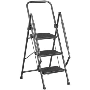 Miles Kimball LivingSURE™ 3 Step Ladder with Padded Handrails XL-Three Tier - Three Tier Miles Kimball LivingSURE™ 3 Step Ladder with Padded Handrails XL-Three Tier - Three Tier
