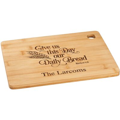 Miles Kimball Personalized Daily Bread Cutting Board Miles Kimball Personalized Daily Bread Cutting Board