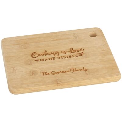 Miles Kimball Personalized Cooking Is Love Cutting Board Miles Kimball Personalized Cooking Is Love Cutting Board