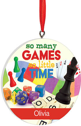 Miles Kimball Personalized Board Game Ornament