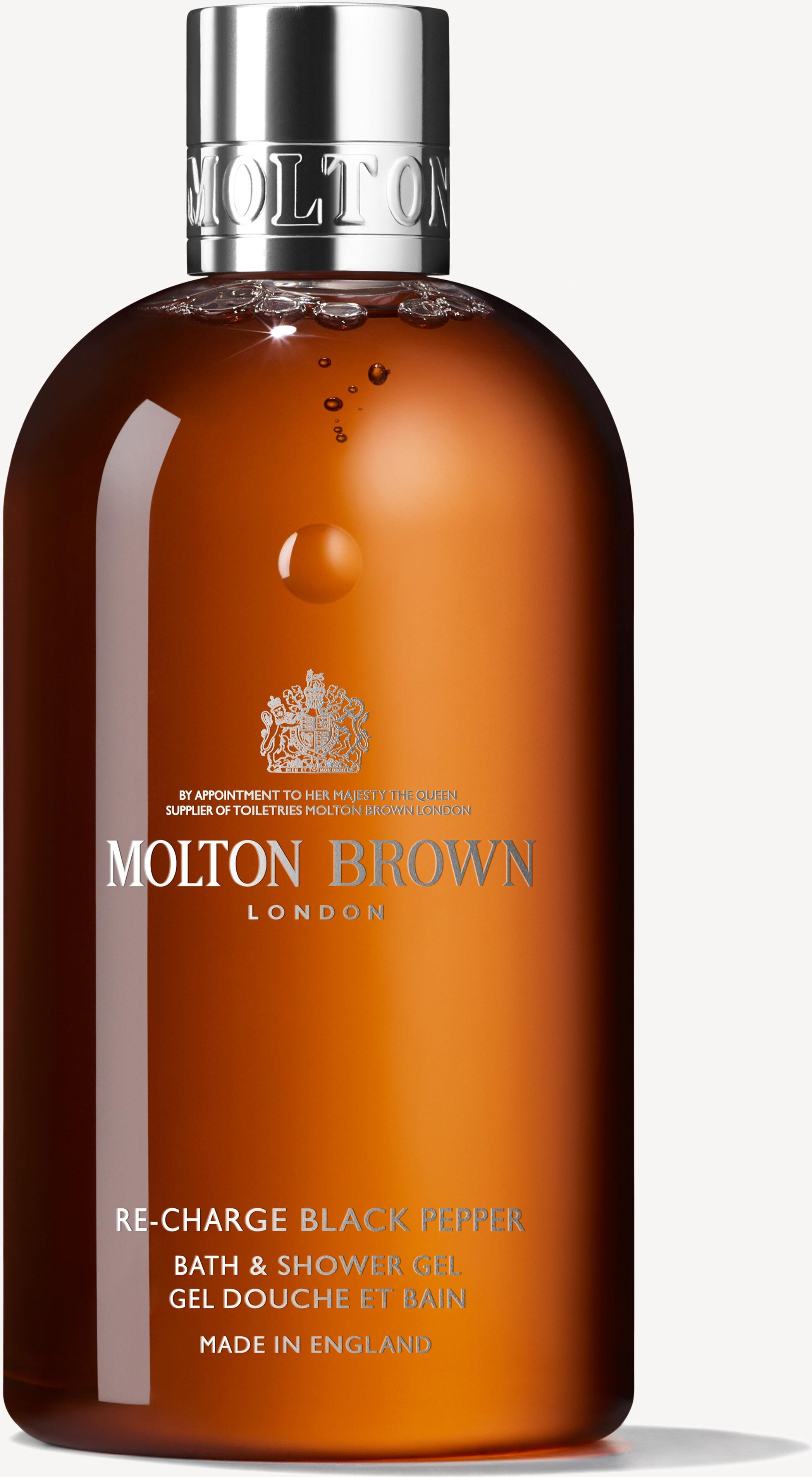 Molton Brown Re-charge Black Pepper Bath & Shower Gel 10fl oz