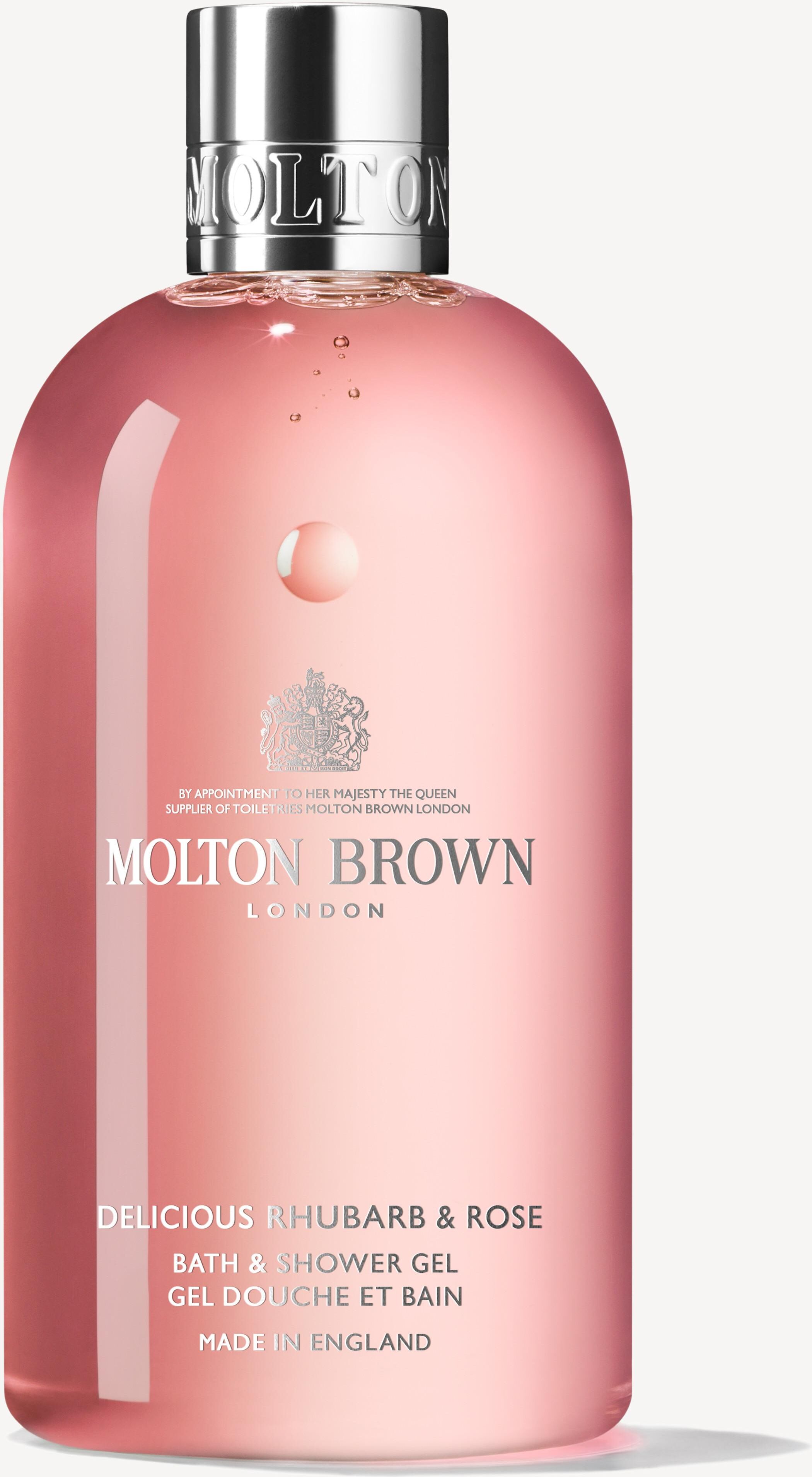 Molton Brown Delicious Rhubarb & Rose Bath & Shower Gel 10fl oz