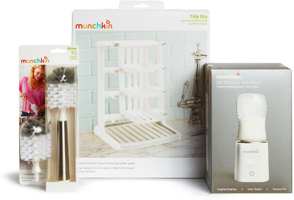 Munchkin Bottle Feeding & Cleaning Must-Haves Bundle