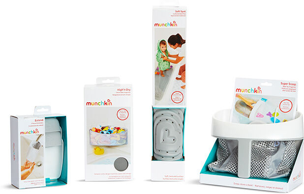 Munchkin Modern Gray Baby Bath Bundle