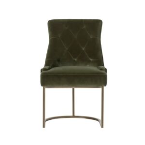 Andrew Martin Aged Green Tufted Dining Chair Andrew Martin Rupert Andrew Martin - OROA