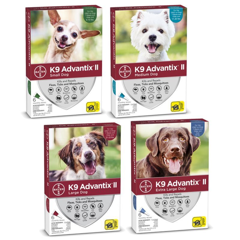 PET'S CHOICE PHARMACY K9 Advantix II for Dogs 6-Month Supply 21-55lb