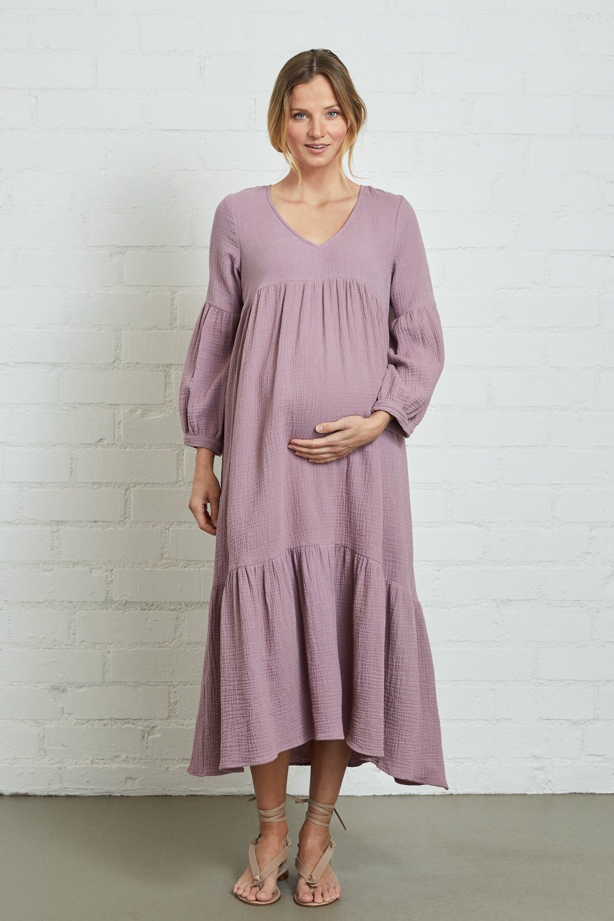 Rachel Pally Gauze Cecelia Maternity Dress - Iris, Maternity / Xl Female