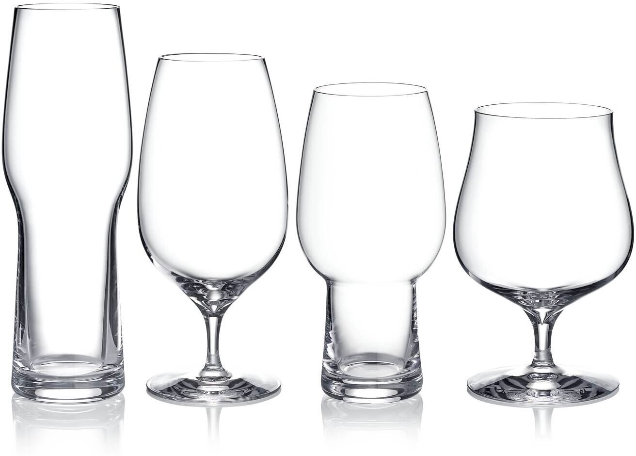 Waterford Craft Brew 4-Piece Beer Tasting Set, Crystal