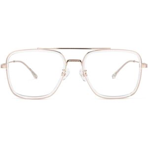 Zeelool Optical Nayeli Aviator Crystal Glasses - 56-20-141