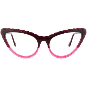 Zeelool Optical Presley Cateye Dark-Red Glasses - 57-19-137