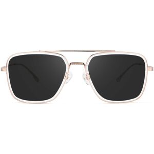 Zeelool Optical Nayeli Aviator Crystal Sunglasses - 56-20-141
