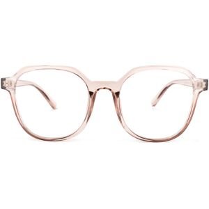 Zeelool Optical Quinton Square Champagne Glasses - 56-22-145