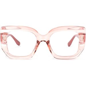 Zeelool Optical Sienna Square Pink Glasses - 54-22-140
