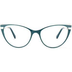 Zeelool Optical Sadie Cateye Dark-Green Glasses - 52-19-133