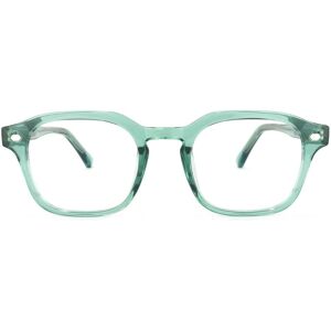 Zeelool Optical Selena Square Light-Green Glasses - 49-24-146