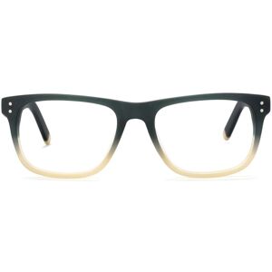 Zeelool Optical Tegan Rectangle Dark-Green Glasses - 52-19-134