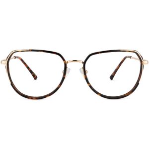 Zeelool Optical Hanson Geometric Tortoise Glasses - 52-19-141