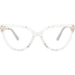 Zeelool Optical Lucas Cateye Crystal Glasses - 55-18-139